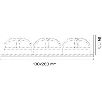 Mynd af Loftljós ÁF Gyro Surface Square 3x9W Hv.