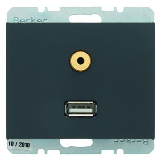 Mynd af Tengill USB/3,5mm K1 Sv.
