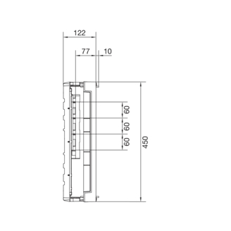 Mynd af Gripvarrofaeining á straumskinnu 60mm NH1 450x250