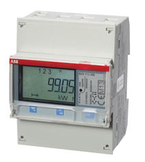Mynd af kWh-mælir á DIN-sk. 3F. 65A