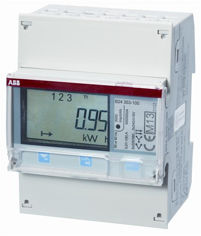 Mynd af kWh-mælir á DIN-sk. 3F. 10A