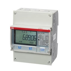 Mynd af kWh-mælir á DIN-sk. 3F. 65A Modbus