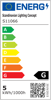 Mynd af LED-borði 9,6W IP67 2700K 5m